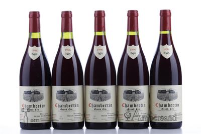 CHAMBERTIN Henri Rebourseau 1996 - 5 Bottles