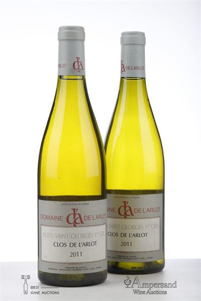 NUITS ST GEORGES BLANC CLOS DE L'ARLOT 2011 - Domaine de l'Arlot - 2 Bottles
