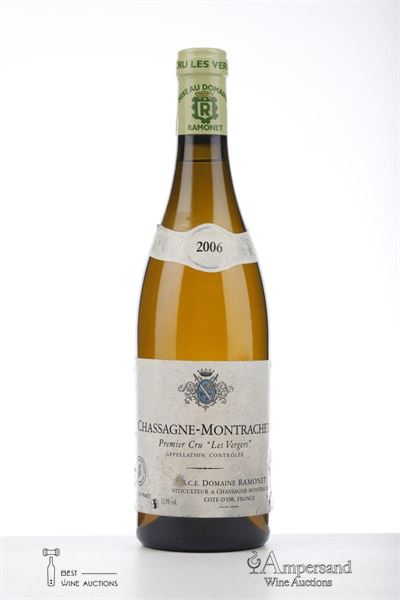 CHASSAGNE MONTRACHET BLANC LES VERGERS 2006 - Ramonet - 1 Bottle