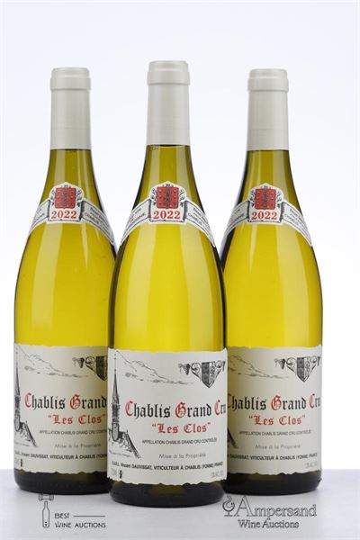 CHABLIS LES CLOS 2022 - Vincent Dauvissat - 3 Bottles