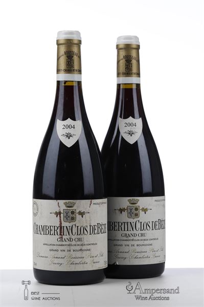 CHAMBERTIN CLOS DE BEZE 2004 - Armand Rousseau - 2 Bottles