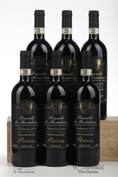 BRUNELLO DI MONTALCINO QUARANTENNALE 2018 - Pietroso - 6 Bottles