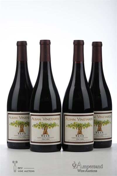 ALBAN REVA ESTATE SYRAH 2012 - Alban Vineyards - 4 Bottles