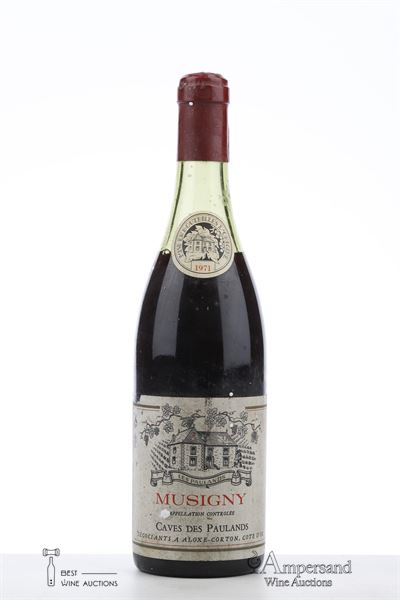 MUSIGNY 1971 - Caves des Paulands - 1 Bottle