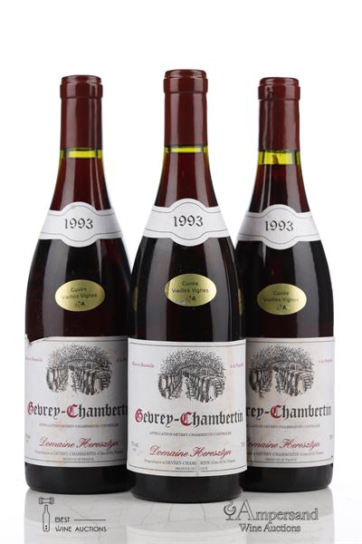 GEVREY CHAMBERTIN VIEILLES VIGNES 1993 - Heresztyn - 3 Bottles