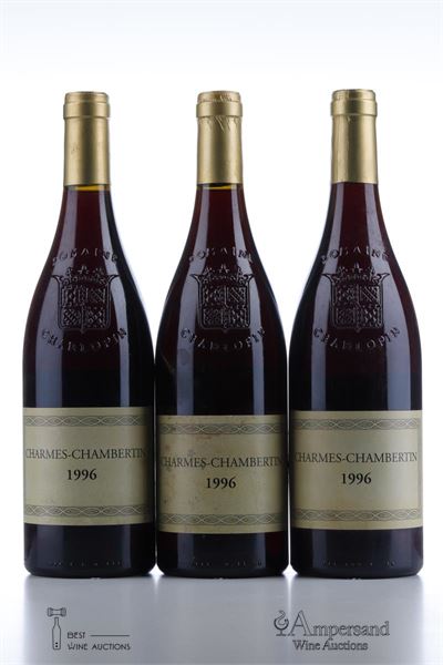 CHARMES CHAMBERTIN Philippe Charlopin Parizot 1996 - 3 Bottles