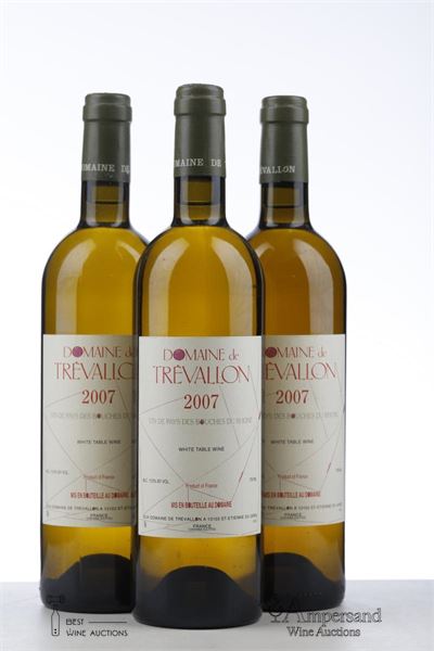 DOMAINE DE TREVALLON BLANC 2007 - Mc - 3 Bottles