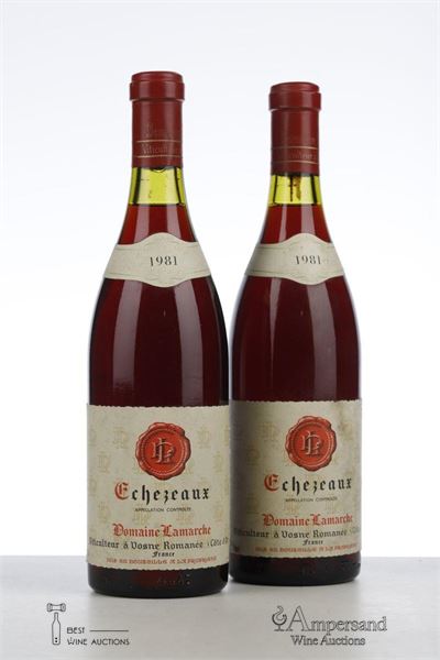 ECHEZEAUX 1981 - Lamarche - 2 Bottles