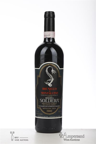 BRUNELLO DI MONTALCINO RISERVA 2002 - Soldera - 1 Bottle