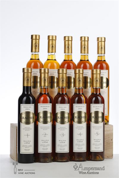 KRACHER TROCKENBEERENAUSLESE KOLLEKTION BOX 2004 - Alois Kracher 1 of 320 boxes - 10 x 0,375Ltr - Owc 10