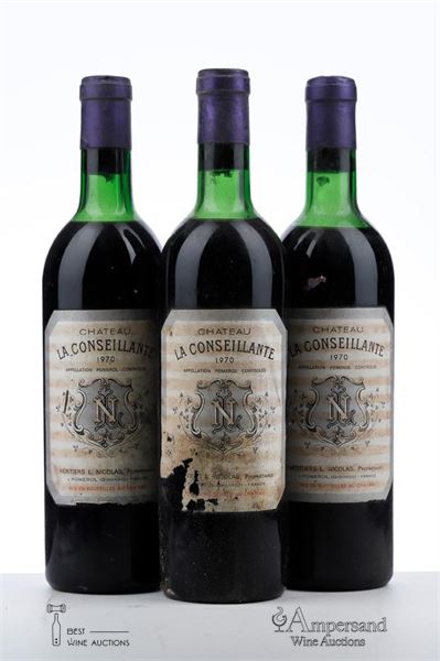 LA CONSEILLANTE 1970  - 3 Bottles