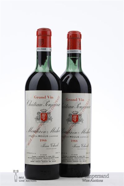 POUJEAUX 1966 - Mc - 2 Bottles
