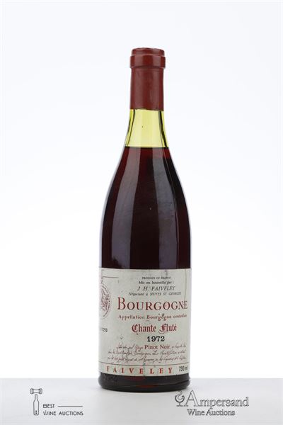 BOURGOGNE ROUGE CHANTE FLUTE 1972 - J. H. Faiveley - 1 Bottle