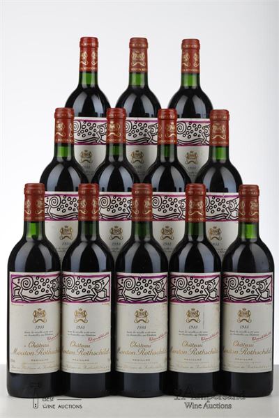 MOUTON ROTHSCHILD 1988 - Mc - 12 Bottles