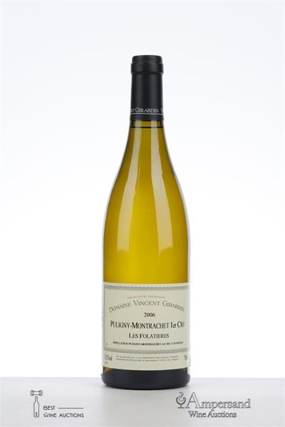 PULIGNY MONTRACHET LES FOLATIERES 2006 - Vincent Girardin - 1 Bottle