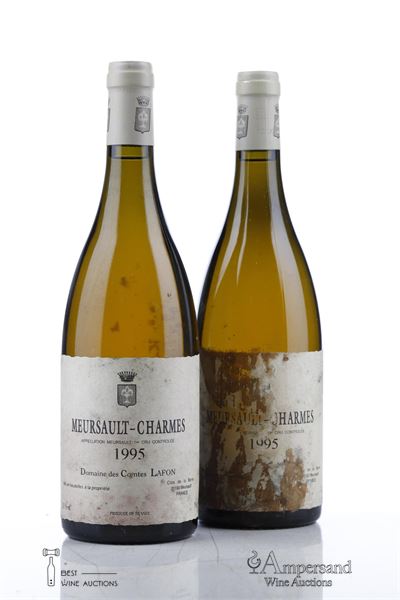MEURSAULT CHARMES 1995 - Comtes Lafon - 2 Bottles