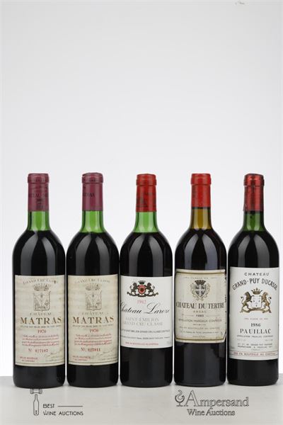 MIXED LOT BORDEAUX MIXED - Mc - 5 Bottles