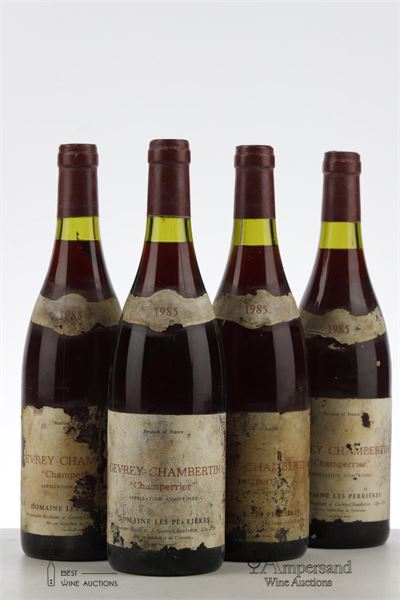 GEVREY CHAMBERTIN CHAMPSPERRIER 1985 - Domaine les Perrieres - 4 Bottles