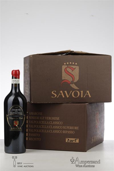 AMARONE DELLA VALPOLICELLA CLASSICO VIGNETI DEI COALI 2005 - Savoia - 12 Bottles - Oc 6