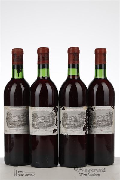 LAFITE ROTHSCHILD 1971 - Mc - 4 Bottles