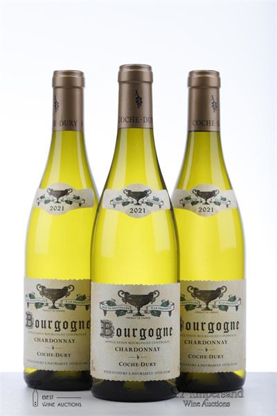 BOURGOGNE CHARDONNAY 2021 - Coche Dury - 3 Bottles