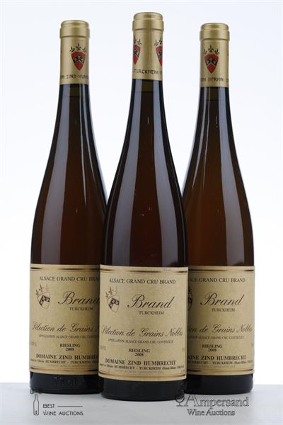 RIESLING BRAND SELECTION DE GRAINS NOBLES 2008 - Zind Humbrecht - 3 Bottles
