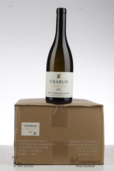 CHABLIS LE BAS DE CHAPELOT 2022 - Eleni et Edouard Vocoret - 12 Bottles - Oc 12