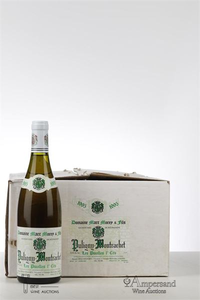 PULIGNY MONTRACHET LES PUCELLES 1995 - Marc Morey - 12 Bottles