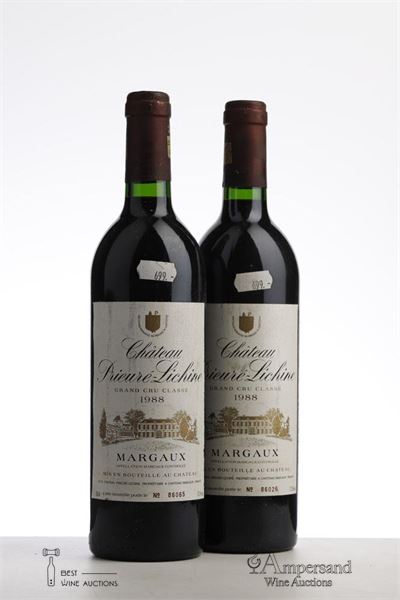 PRIEURE LICHINE 1988 - Mc - 2 Bottles