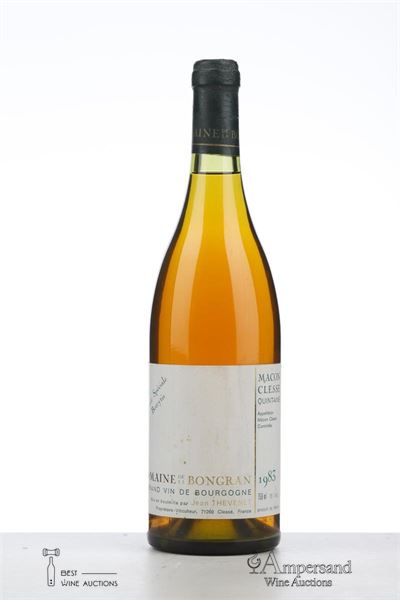MACON CLESSE QUINTAINE CUVEE SPECIALE BOTRYTIS 1983 - Jean Thevenet - Domaine de la Bongran - 1 Bottle