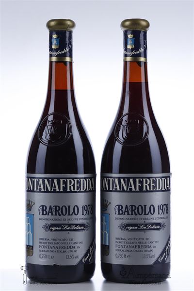 BAROLO LA DELIZIA 1978 - Fontanafredda - 2 Bottles