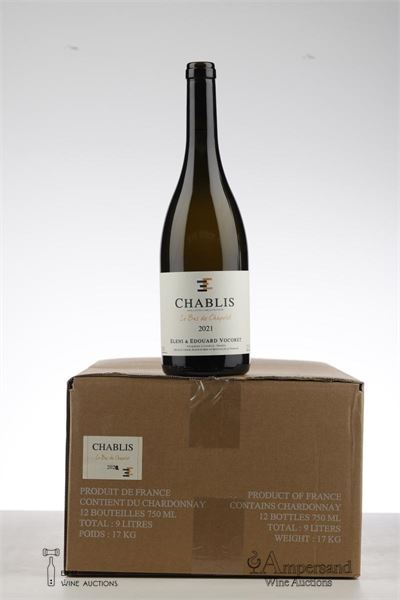 CHABLIS LE BAS DE CHAPELOT 2021 - Eleni et Edouard Vocoret - 12 Bottles - Oc 12