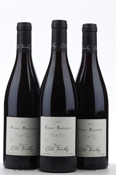 VOSNE ROMANEE VIEILLES VIGNES 2016 - Cecile Tremblay - 3 Bottles