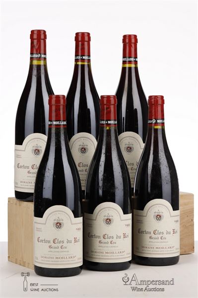CORTON CLOS DU ROI 1999 - Moillard - 6 Bottles - Owc 6