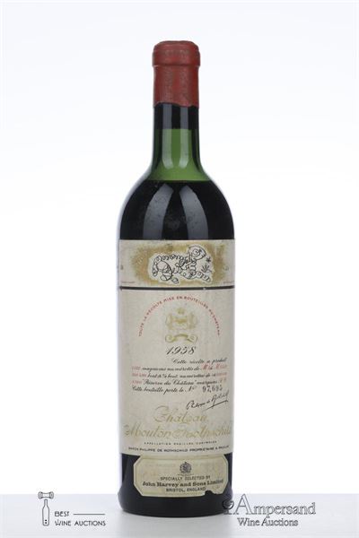 MOUTON ROTHSCHILD 1958 - Mc - 1 Bottle