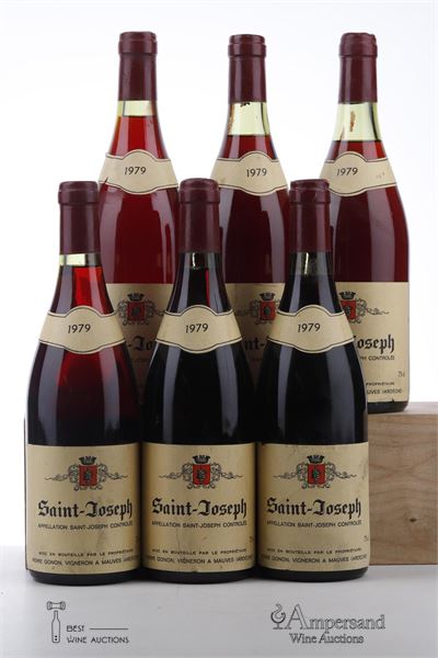 SAINT JOSEPH 1979 - Pierre Gonon - 6 Bottles