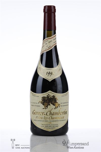 GEVREY CHAMBERTIN LES CHAMPEAUX 1990 - Philippe Leclerc - 1 Bottle