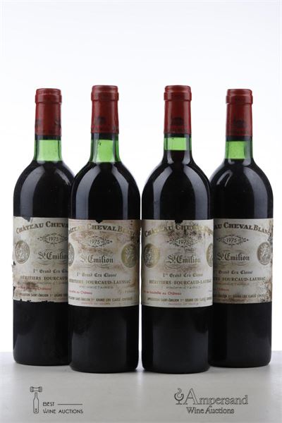 CHEVAL BLANC 1975 - Mc - 4 Bottles