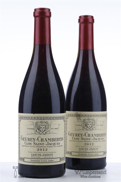 GEVREY CHAMBERTIN CLOS ST JACQUES 2012 - Louis Jadot - 2 Bottles