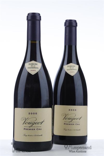 VOUGEOT 1ER CRU 2000 - Domaine de la Vougeraie - 2 Bottles