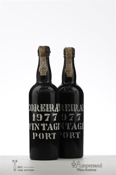 COREIRAS VINTAGE PORT 1977 - The Douro Wine Shippers and Growers Association - 2 Bottles