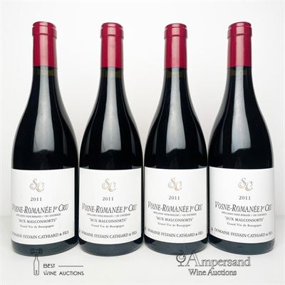 VOSNE ROMANEE AUX MALCONSORTS 2011 - Sylvain Cathiard - 4 Bottles