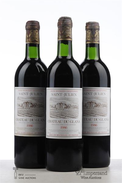 DU GLANA 1986 - Mc - 3 Bottles