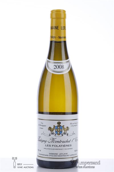PULIGNY MONTRACHET FOLATIERES 2008 - Domaine Leflaive - 1 Bottle