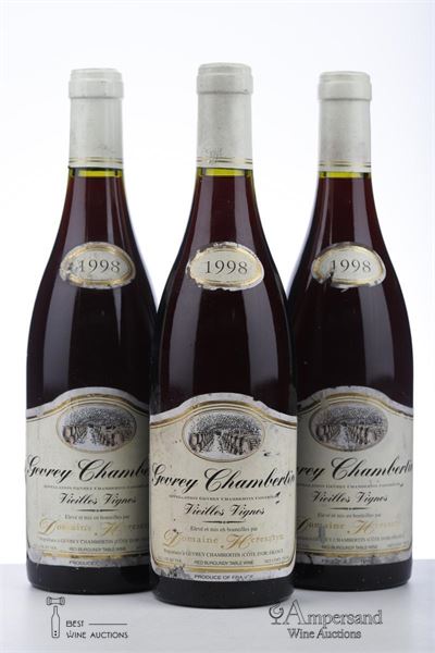 GEVREY CHAMBERTIN VIEILLES VIGNES 1998 - Domaine Heresztyn - 3 Bottles