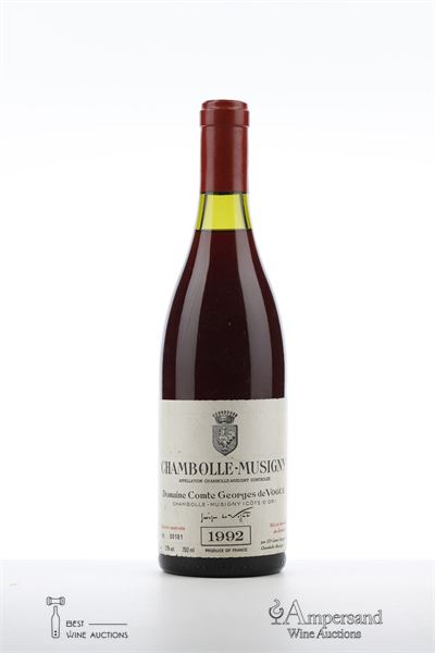 CHAMBOLLE MUSIGNY 1992 - Comte de Vogue - 1 Bottle