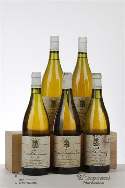 CORTON CHARLEMAGNE 1988 - Le Savour Club - 5 Bottles
