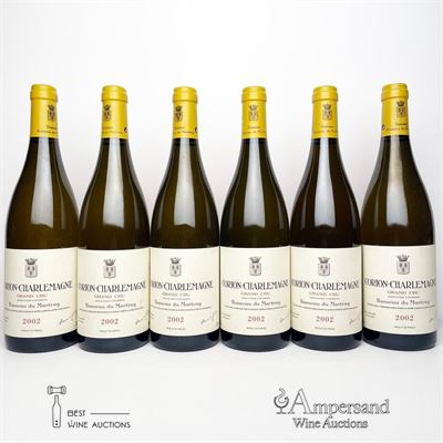 CORTON CHARLEMAGNE 2002 - Bonneau du Martray - 6 Bottles