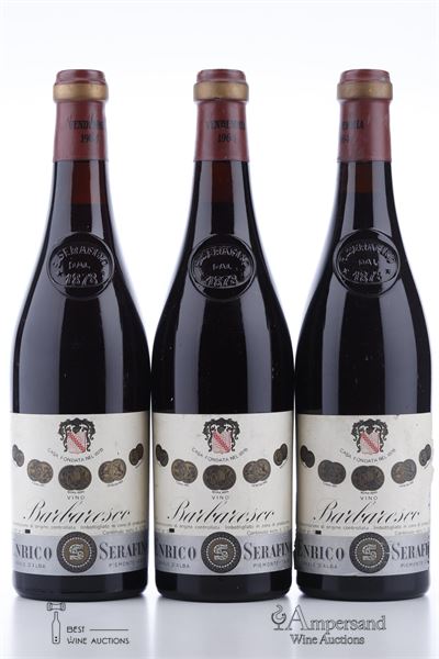 BARBARESCO 1964 -  Enrico Serafino - 3 Bottles
