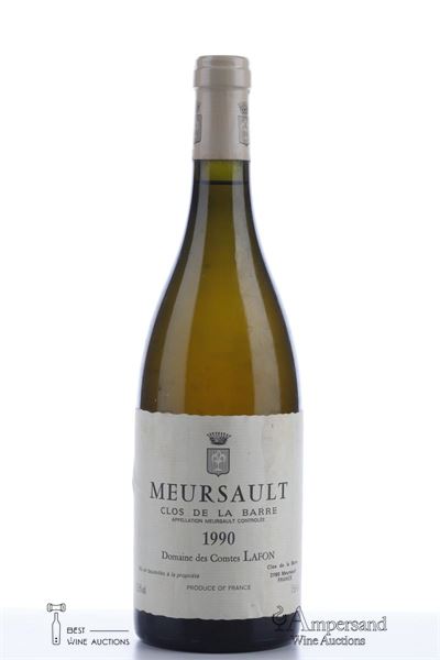 MEURSAULT CLOS DE LA BARRE 1990 - Comtes Lafon - 1 Bottle